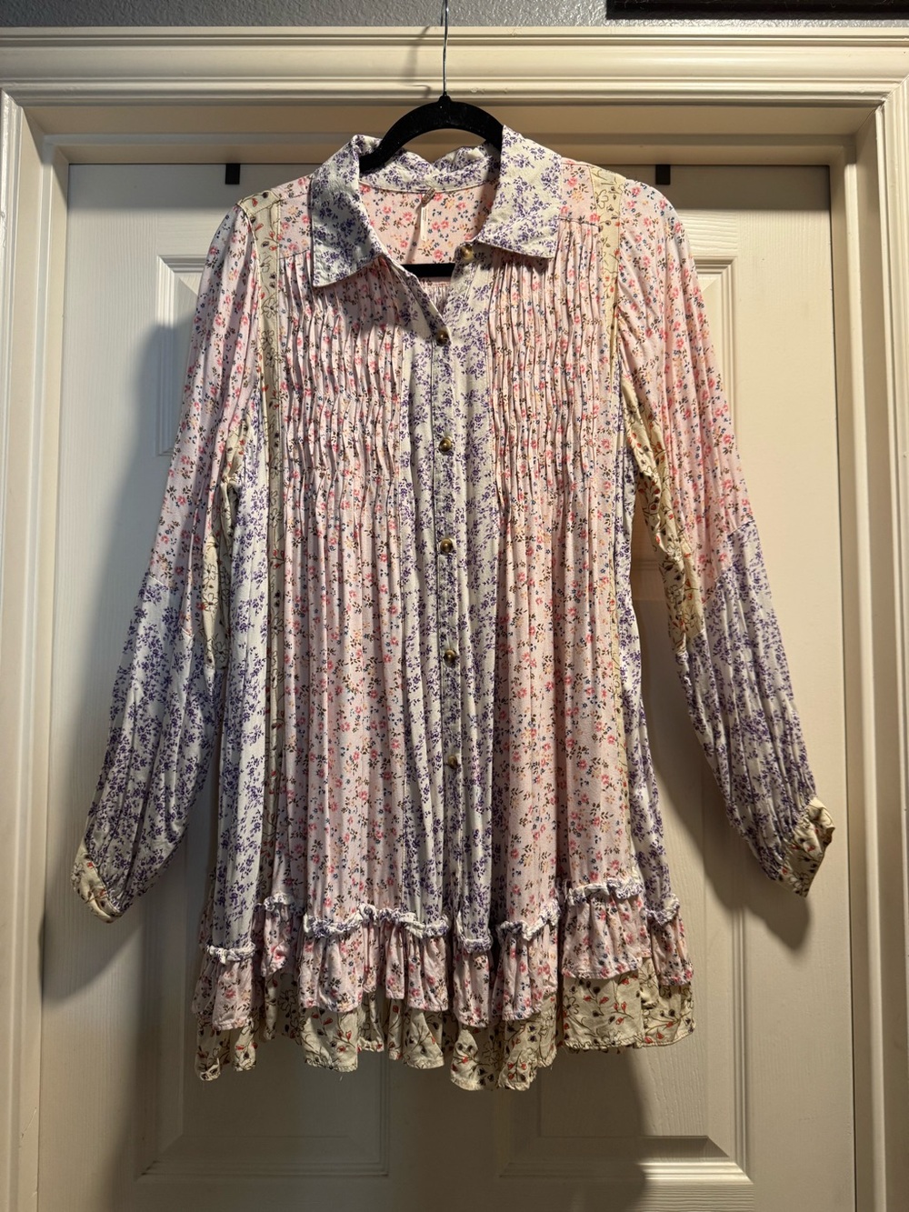 Free People Floral Dress/Tunic Size Small